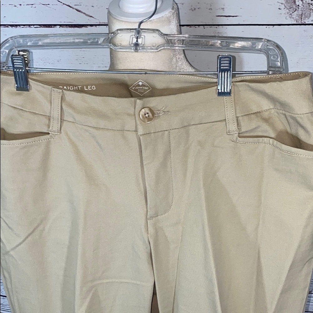 Women’s St. John’s Bay khaki pants - Picture 6 of 7